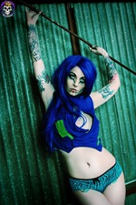 Blue Haired Wild Goth 00