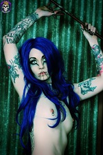 Blue Haired Wild Goth 04