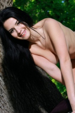 Hot Teen Lola Marron Naked In The Nature 05