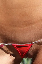 Nessa's perfect body in a tiny bikini 07