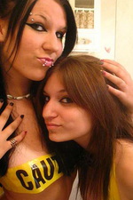 Punk GFs play with the cam 08