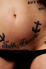 Tattooed Babe Sailor Mary 10