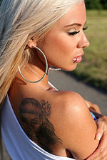 Sexy Tattooed Ashley Bulgari 11