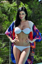 Lilly Roma Strips Off Bikini 00