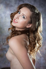 Sexy Teen Babe Ginger Frost Strips 06