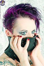 Hot Goth In Mask 03
