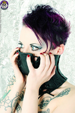 Hot Goth In Mask 04
