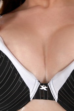 Lana Kendrick - Black And White Bra 02