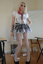 Christy has the most extreme uniform 00