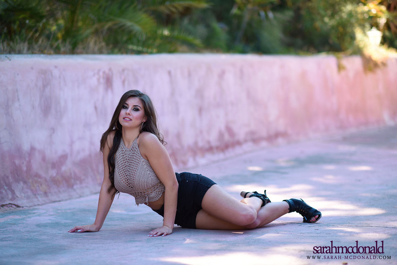 Sarah Strips On The Road