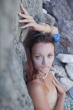 Auburn Teen Fingering On Shore 19