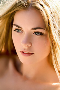 Bailey Rayne Strips Outdoors